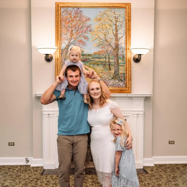 Kayla Moore, her husband and daughters. Credit: Kayla Moore