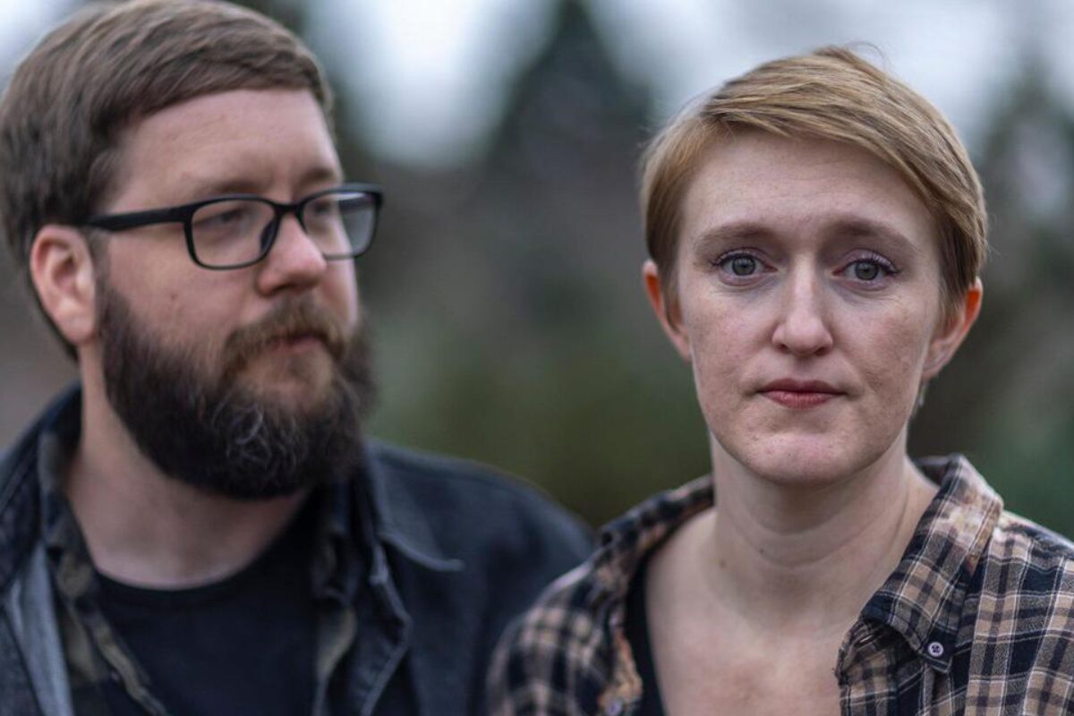 Stephen Montgomery and Genevieve Postlethwaite are photographed in Murray, Ky., on Wednesday, Dec. 25, 2025. in July, Postlethwaite had a severe complication in her pregnancy that made it nonviable. But because of Kentucky’s abortion laws, they had to hastily go to Illinois to get an abortion Ryan C. Hermens rhermens@herald-leader.com