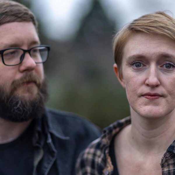 Stephen Montgomery and Genevieve Postlethwaite are photographed in Murray, Ky., on Wednesday, Dec. 25, 2025. in July, Postlethwaite had a severe complication in her pregnancy that made it nonviable. But because of Kentucky’s abortion laws, they had to hastily go to Illinois to get an abortion Ryan C. Hermens rhermens@herald-leader.com