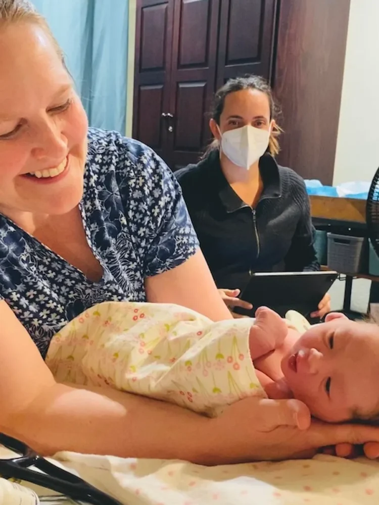 Freestanding birth centers like Maple Street Birth Center in rural Okanogan County, Washington where Sarah Simmons (left) is a midwife and co-owner, are facing mounting financial and regulatory pressures. (Courtesy Sarah Simmons)