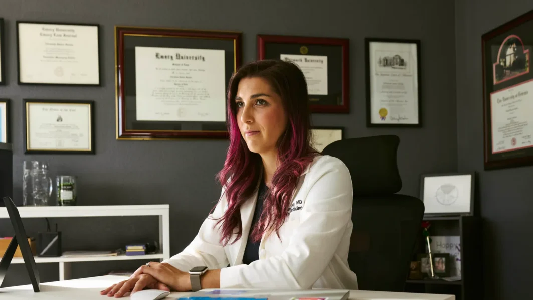 According to Leilah Zahedi-Spung, MD, seen here at her new home in Colorado, she was the only person at her Chattanooga, Tennessee, practice trained to do abortions in the second trimester. “I found my calling: bridging the two fields of high-risk OB and complex family planning. Sometimes abortion care is the only way to build families.” Photo: Jimena Peck