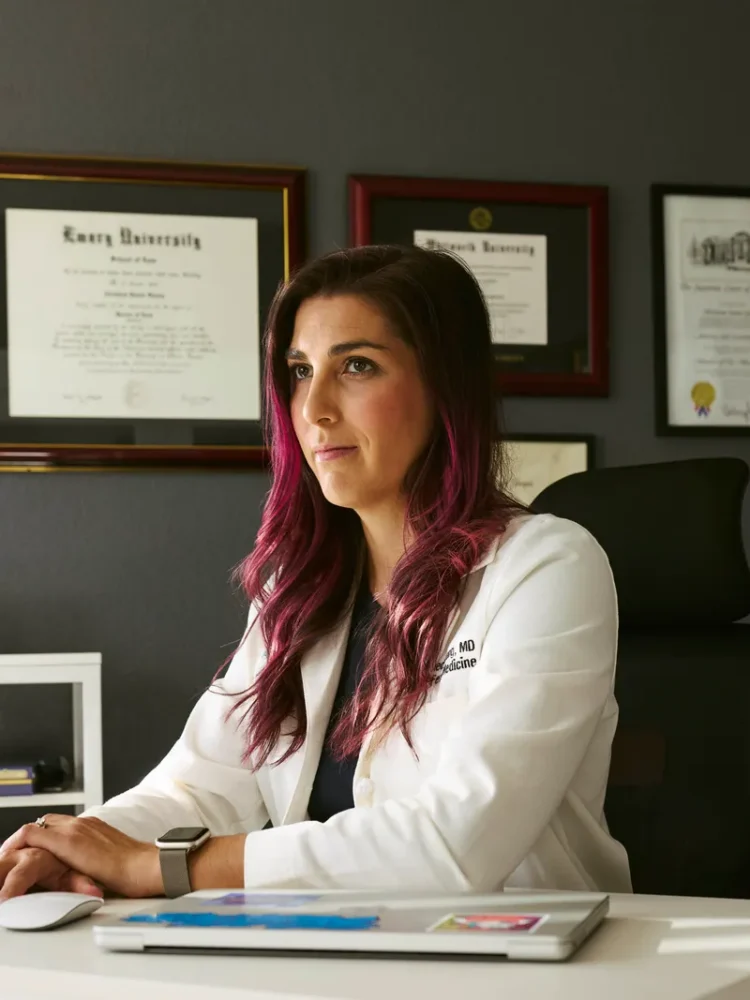 According to Leilah Zahedi-Spung, MD, seen here at her new home in Colorado, she was the only person at her Chattanooga, Tennessee, practice trained to do abortions in the second trimester. “I found my calling: bridging the two fields of high-risk OB and complex family planning. Sometimes abortion care is the only way to build families.” Photo: Jimena Peck