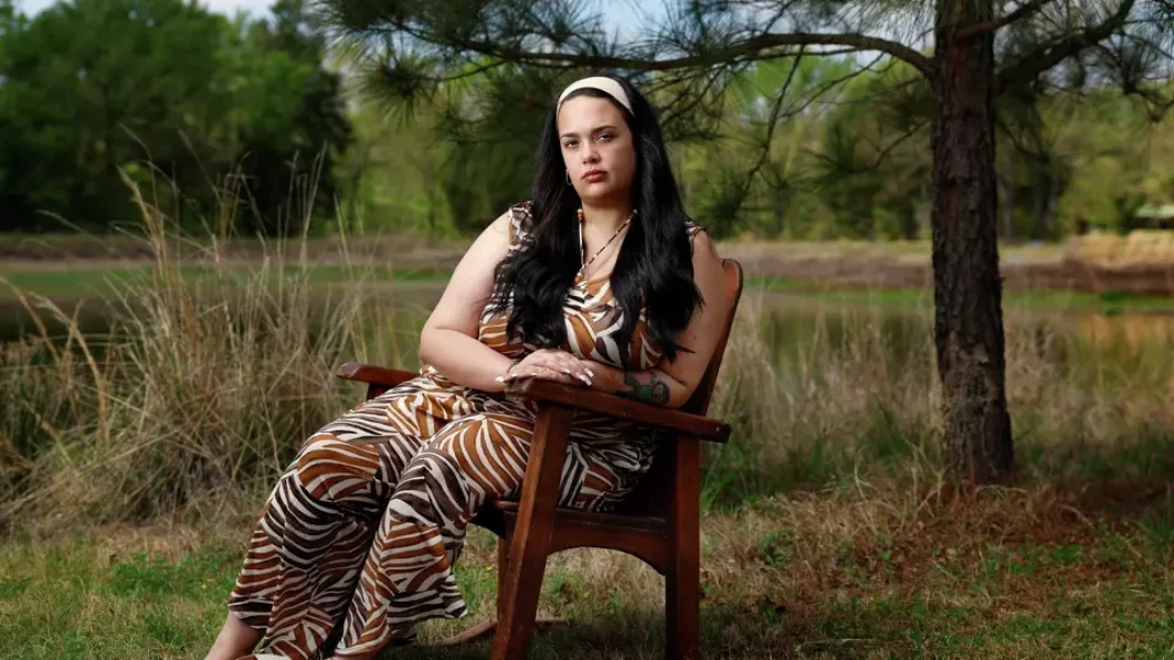 Kaylee Hall of Athens, Texas, is photographed at her parents home in Malakoff, Texas, March 26, 2026. A Texas pregnancy center told Hall that her pregnancy was viable. It wasn't. Three days after she visited the center, Hall had emergency surgery for an ectopic pregnancy. Tom Fox/Staff Photographer